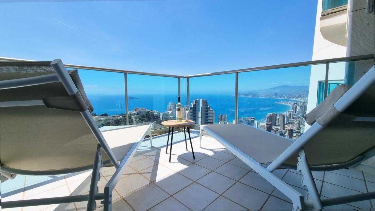 Skyline 31 Terraza Privada Con Vistas Al Mar Apartment Benidorm Bagian luar foto