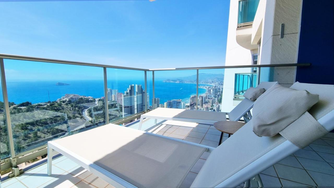 Skyline 31 Terraza Privada Con Vistas Al Mar Apartment Benidorm Bagian luar foto