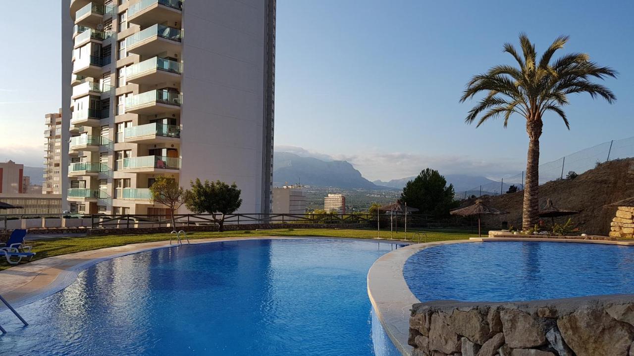 Skyline 31 Terraza Privada Con Vistas Al Mar Apartment Benidorm Bagian luar foto