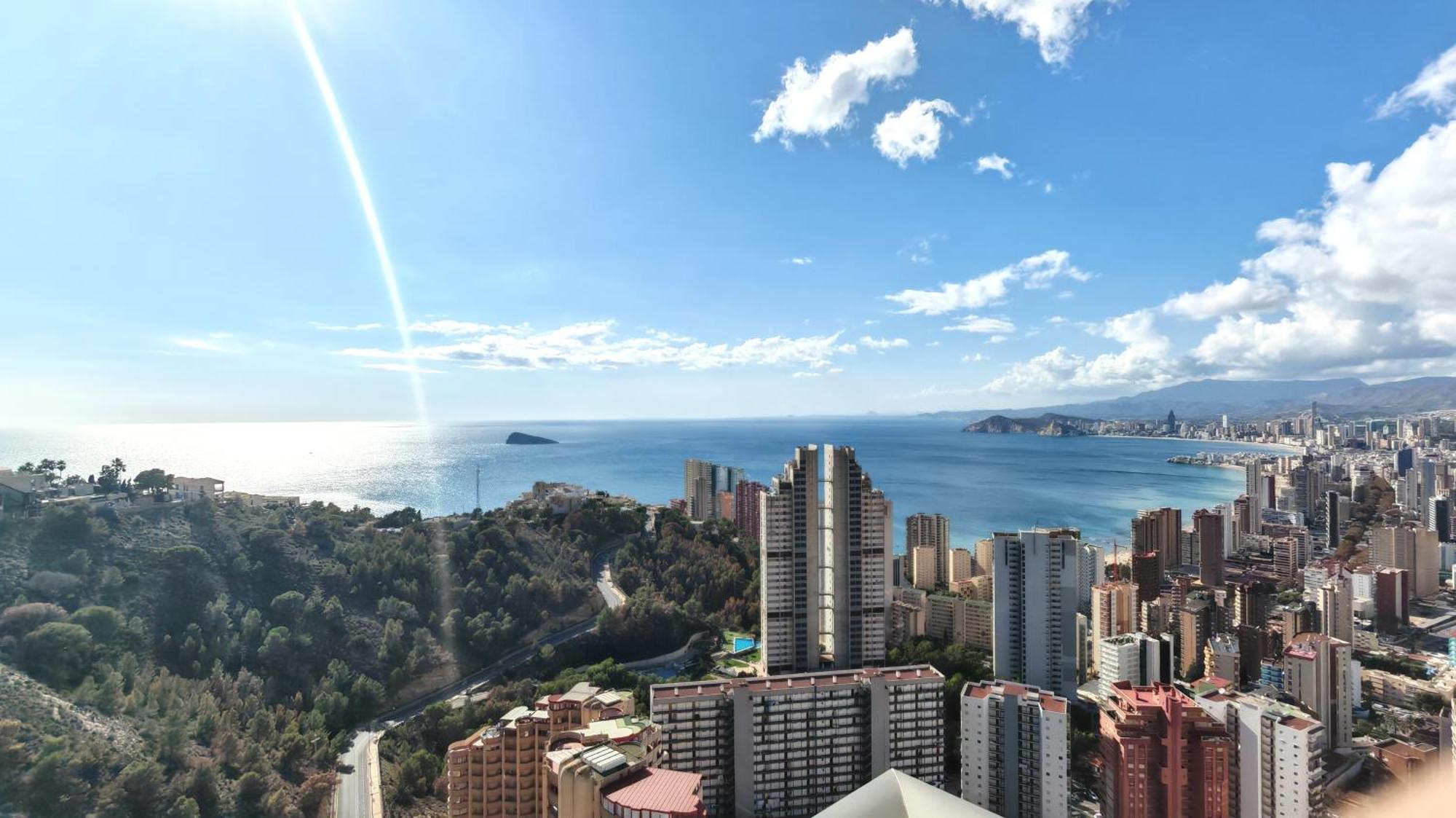 Skyline 31 Terraza Privada Con Vistas Al Mar Apartment Benidorm Bagian luar foto