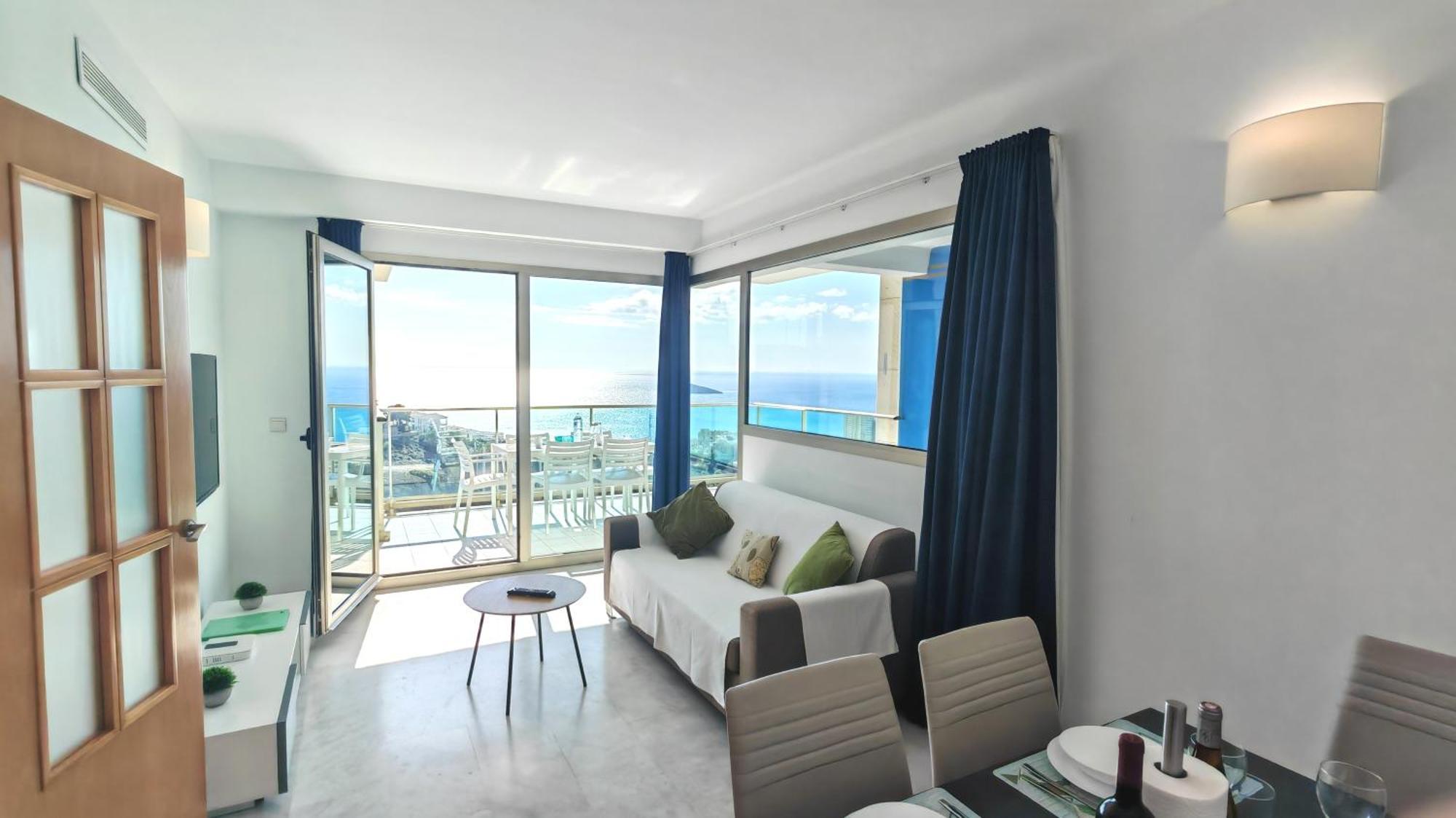 Skyline 31 Terraza Privada Con Vistas Al Mar Apartment Benidorm Bagian luar foto