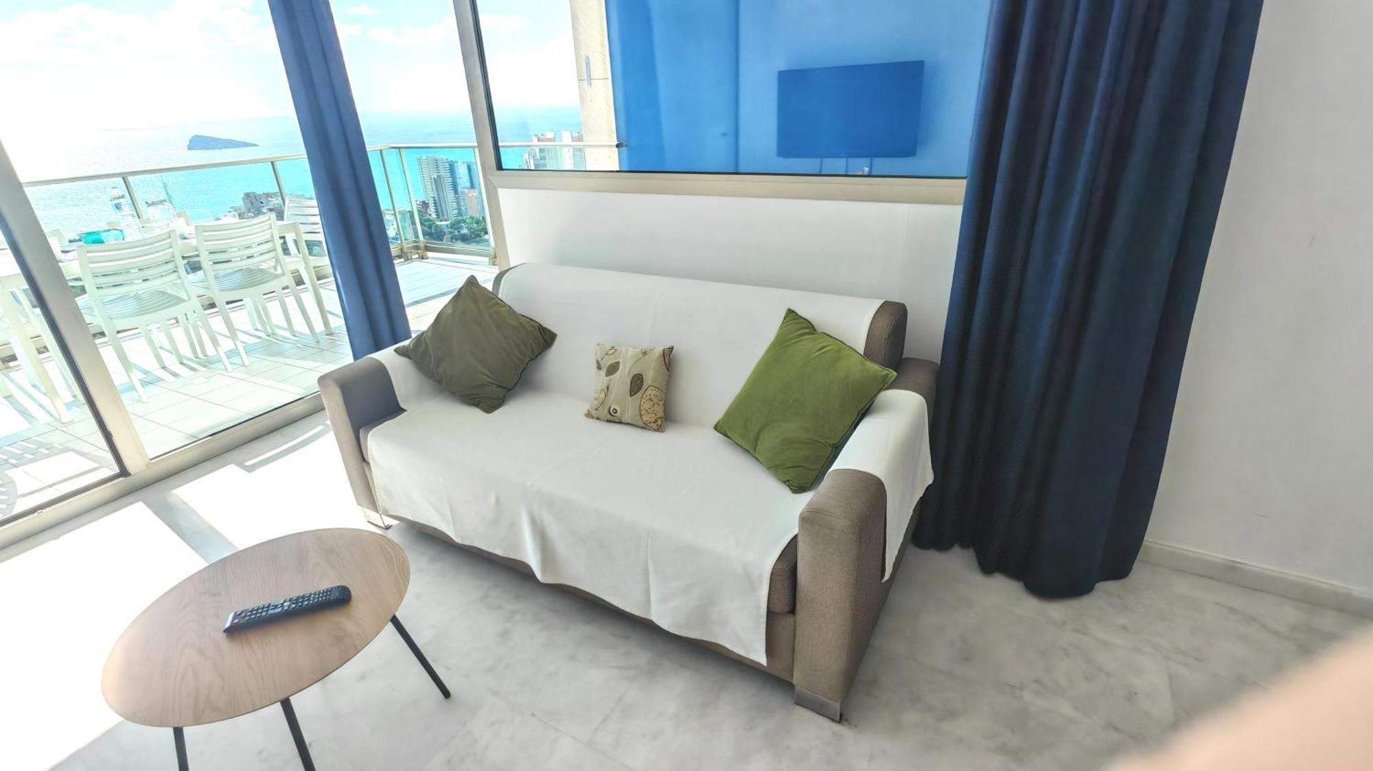 Skyline 31 Terraza Privada Con Vistas Al Mar Apartment Benidorm Bagian luar foto